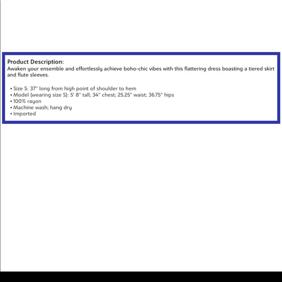 Light Blue Floral Flute-Sleeve Peasant Dress - Picture 2 of 13